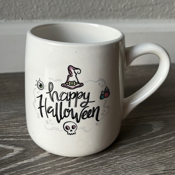 Target Other - White Happy Halloween witch stoneware decal mug 20 oz 🔮